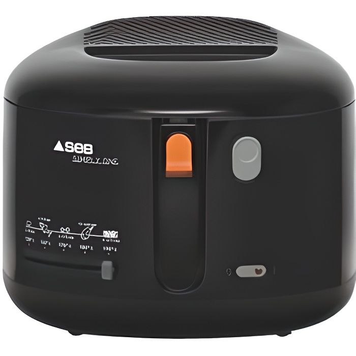 Seb FF160800 Simply One Friteuse Compacte avec Thermostat Noir