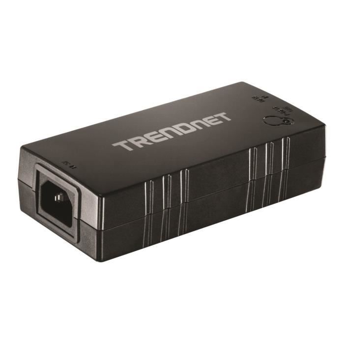 TRENDnet TPE-115GI Gigabit PoE+ Injector Injecteur de puissance 30 Watt connecteurs de sortie : 1