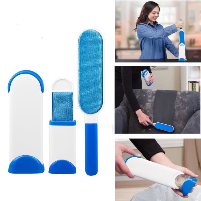 Fur Wizard Pet Fur & Lint Remover, Brosse poil, Brosse à Habits, Épilateur de fourrure et de peluche