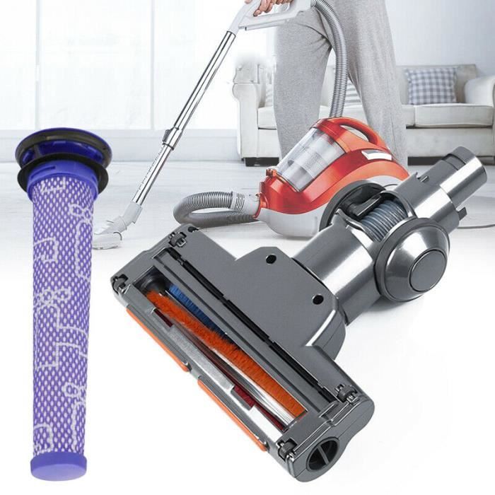 Motorisée Aspirateur Brosse Tête Pour Dyson, Brosse à plancher d'aspirateur pour Dyson, Dyson V6 Brosse à plancher + filtre