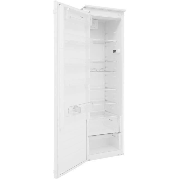 WHIRLPOOL ARG184701 - Réfrigérateur armoire encastrable - 292 L (262L + 30L) - Froid brassé - F - L54cm x H177,1cm - Blanc