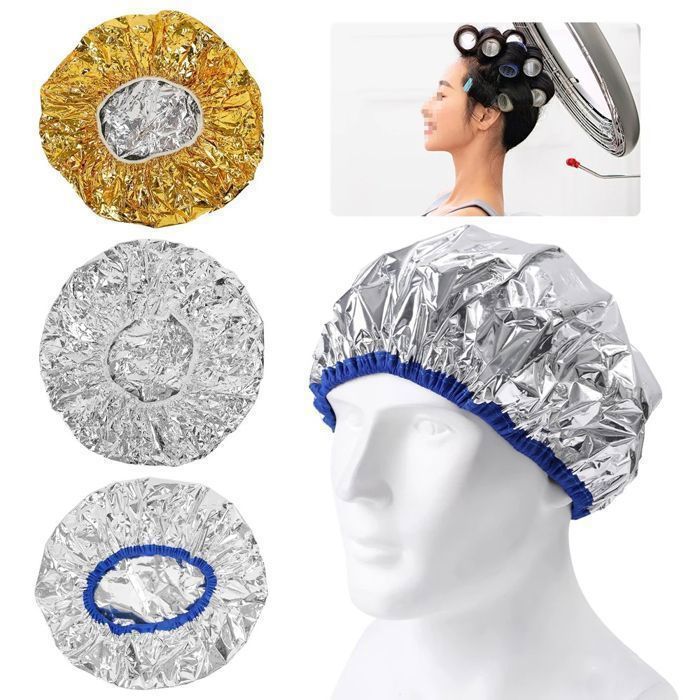 Bonnet Coloration Aluminium - Apprêt Permanent Pour Cheveux, Origine France
