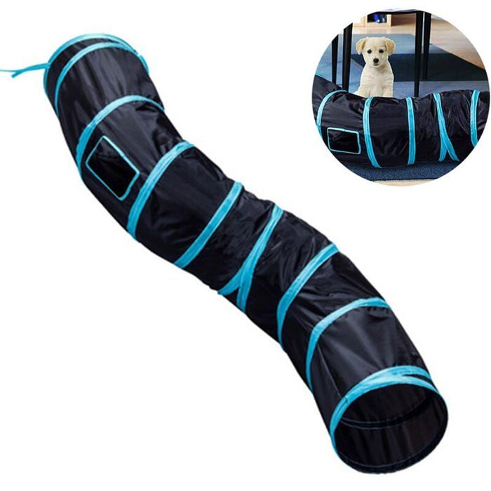 Comparer les prix de Tunnel pour Chat Jouet Interactif Pliable pour Chats dIntrieur Tube de Jeu Inclus couleurs multiples YYV