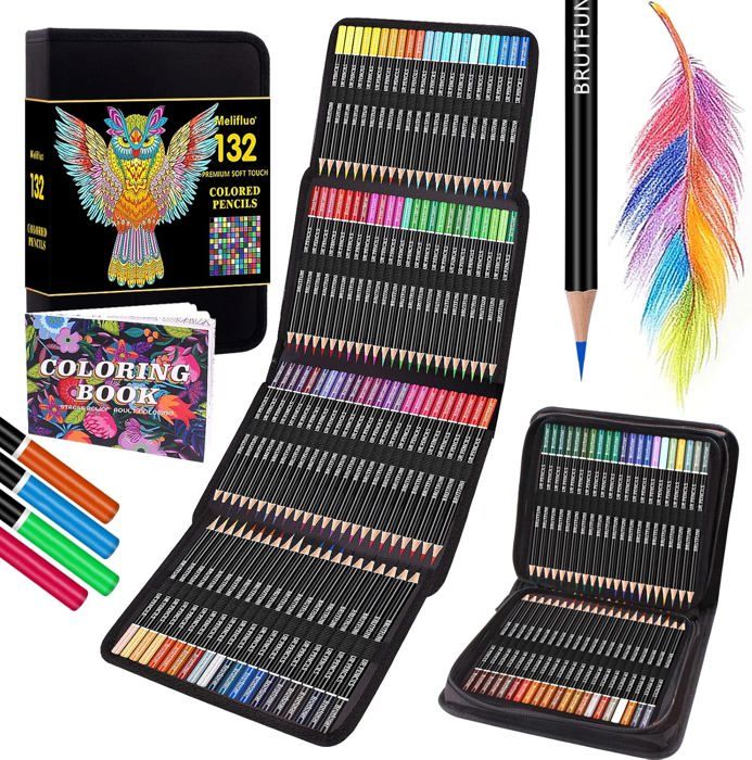 Boîte De 36 Crayons De Couleur BIC Intensity Premium En Bois - Métal Pour Adultes