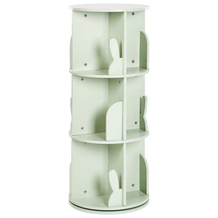 Étagère rotative CANEY Bois dingénierie 94 cm Vert clair Étagère rotative CANEY Bois dingénierie 94 cm Vert clair