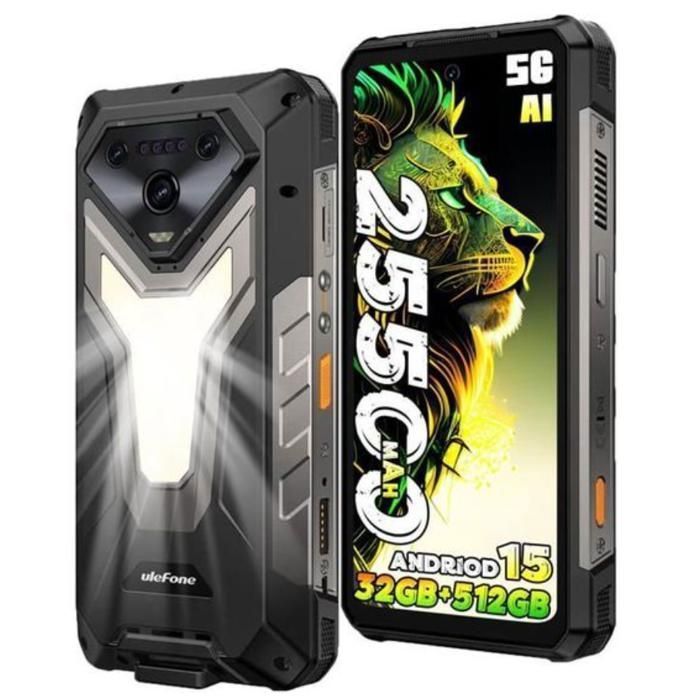 Ulefone Armor 34 Pro Smartphone Robuste 5G 32Go+512Go 25500mAh -