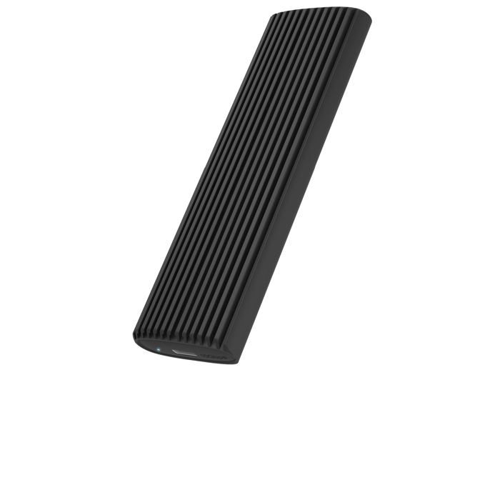 Boîtier SSD/NVMe M.2 - ICY BOX - IB-1808MCT-CU31 - USB 3.2 - Refroidissement - Aluminium Noir