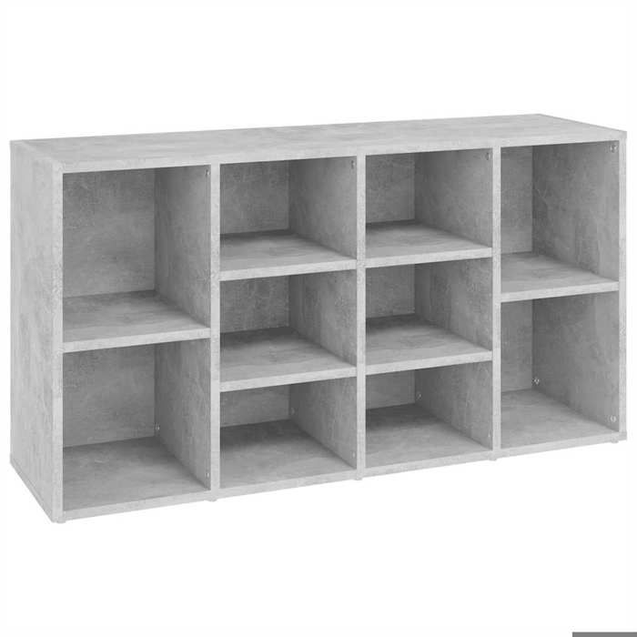 “Winter SaleTOP Meuble à chaussures Gris - Banc à chaussures Gris béton 103x30x55cm - Bois d’ingénierie PRO49196