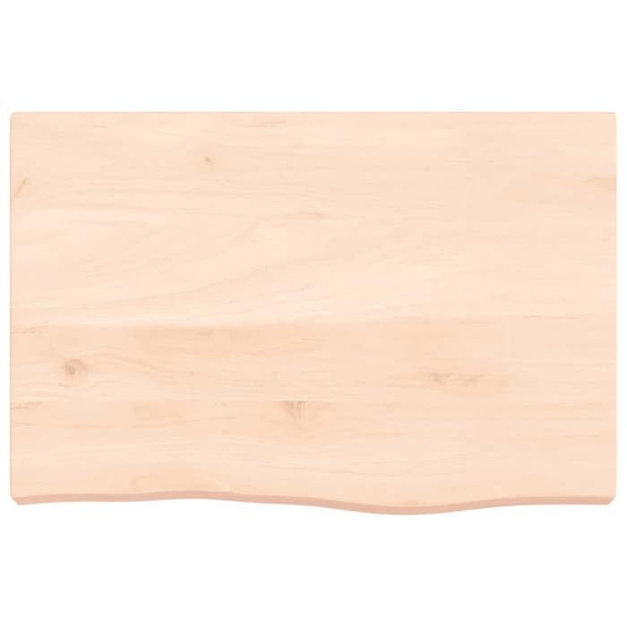 MEUBLE DE SEJOUR Brun - MODE Étagère murale - 60x40x(2-6) cm bois de chêne massif non traité Nettoyer facile_09_2549