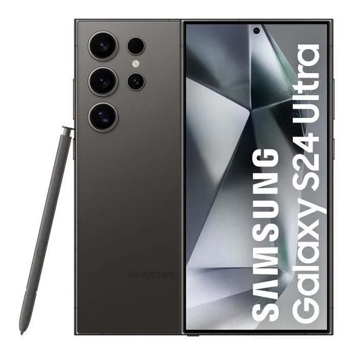 Smartphone - SAMSUNG Galaxy S24 Ultra 512 Go Noir (2024) - Single SIM Version Américaine Reconditionné - Samsung reconditionné disponible sur Cdiscount Seconde Vie