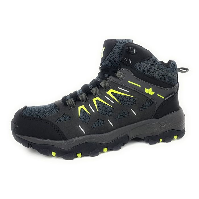 Hommes Lico Chaussure de randonnée Sierra High Textile Lacets Plat - anthracite/lemon Hommes Lico Chaussure de randonnée Sierra High Textile Lacets Plat - anthracite/lemon