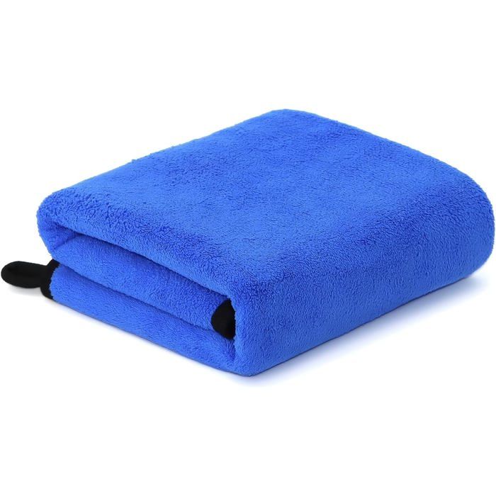 Serviettes à séchage rapide pour chats et chiens — texture douce idéales pour sécher après la baignade ou le bain 40 cm x