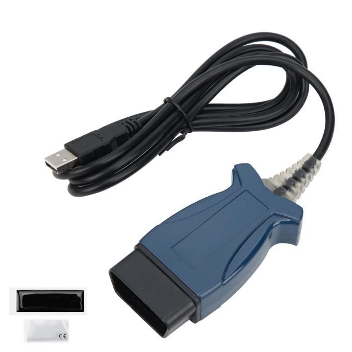 Câble Adaptateur OBD2 Jaune CAN - Pour Outil De Diagnostic - Connexion Broches Spécifiques