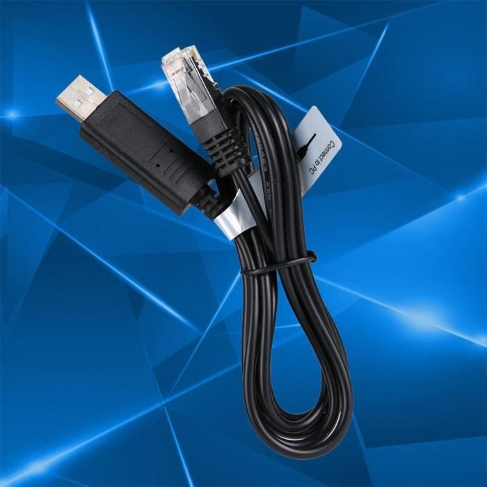 Câble USB Vers RS485 1,5 M - Connexion PC Contrôleur Solaire, Laiton, Pour Monitoring - 2