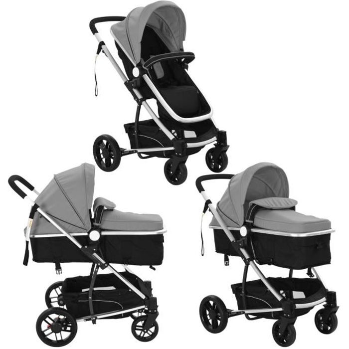 Fihero Poussette Landau Bebe 2 En 1 Aluminium Gris Et Noir 97 X 49 X 101 Cm Gris Cdiscount Pret A Porter Fihero Poussette Landau Bebe 2 En 1 Aluminium Gris Et Noir 97 X 49 X 101 Cm Gris Cdiscount Pret A Porter