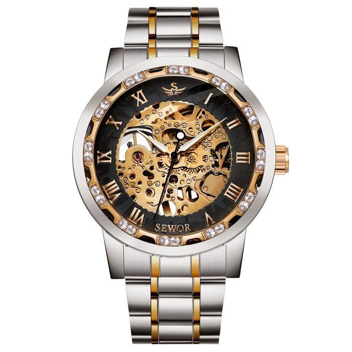Montre mécanique remontage manuel pas cher Outlet