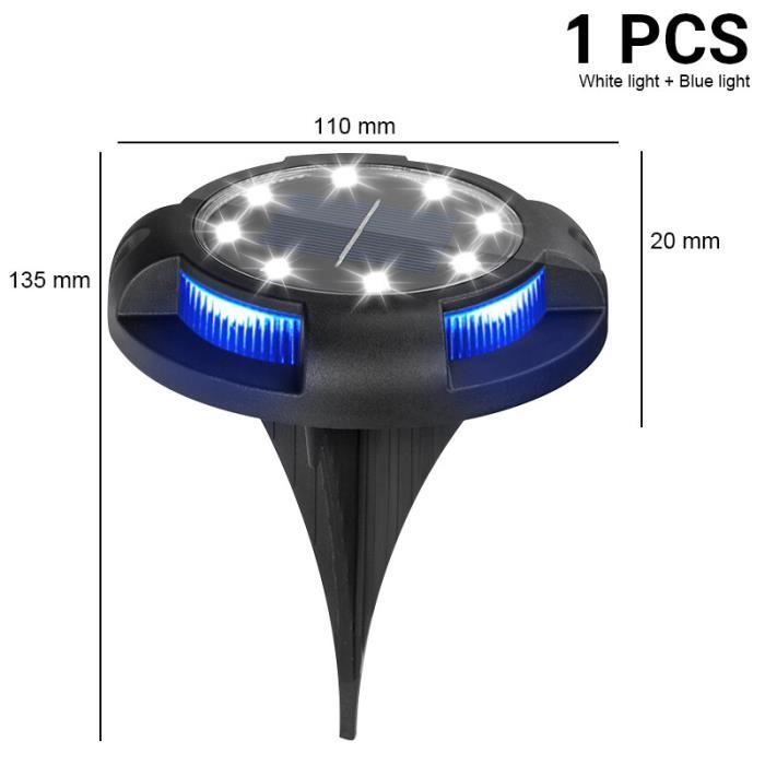 Lampes LED Halloween Fantômes - Balises De Chemin Extérieur Étanches - Décoration Jardin Pelouse Effrayante