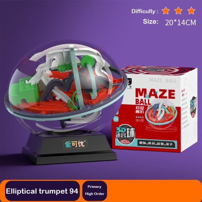 ZERONE Boule De Labyrinthe Puzzle Boule Labyrinthe 3D, Jouets, Jeu