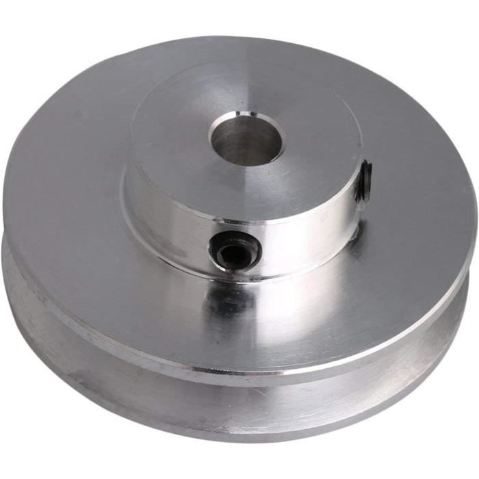 Lot De 2 Poulies Mécaniques Accessoire Machine Perçage Sourcing Map Poulie 1 Rainure 12mm - Alliage Aluminium Pour Courroie PU 6mm | Pour Machines, Modélisme Poulie Courroie 6mm Accessoire Moteur Micro-broche