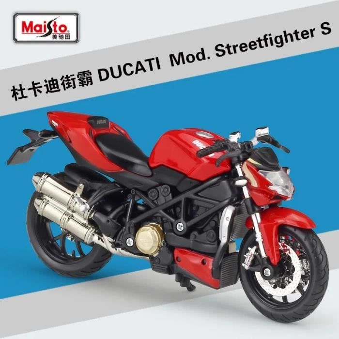 Modèle réduit de Moto 1:12 pour DUCADI-V4S Alliage Moto Métal