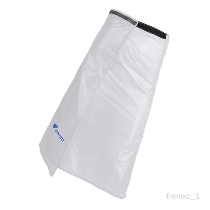 2 Ponchos De Pluie Réutilisables - Adultes Et Enfants - Blanc, En PE/EVA Imperméable - Pour Randonnée, Camping, Vélo