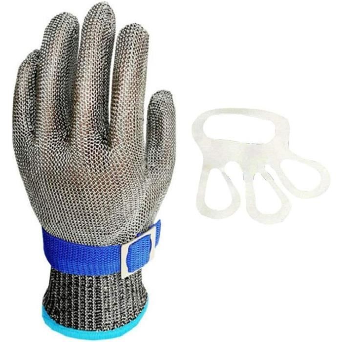 Gant Anti-Coupure En Acier Inoxydable LAUER SCHUTZ - Protection Cuisine Et Jardinage