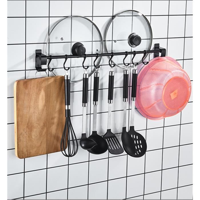 Cuisine Support Mural Pendant Barre Cuisine Porte Ustensile Cintre