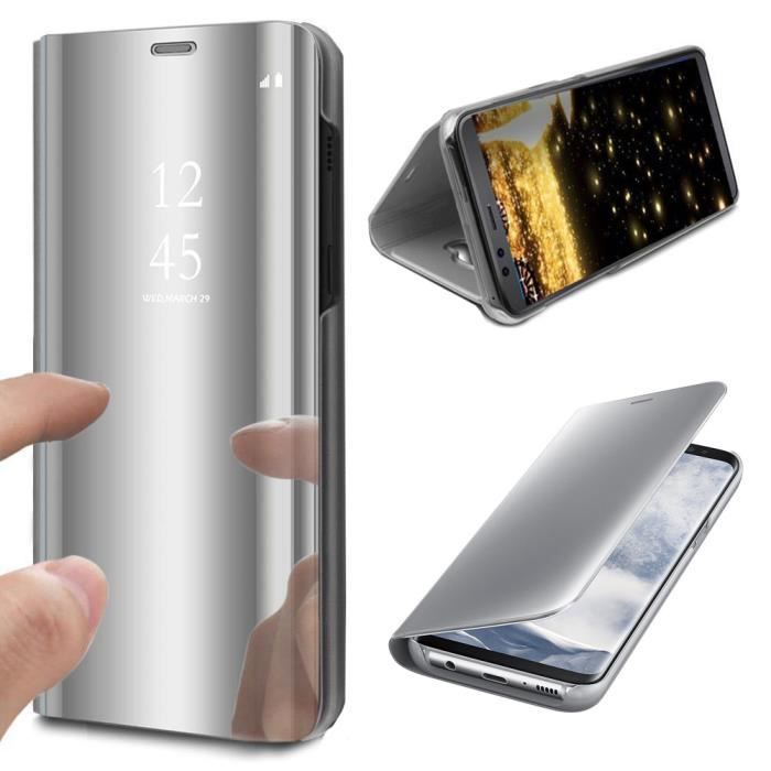 Coque Samsung Galaxy A20e Sm A202f Clear View Etui à Rabat Fonction Stand Etui Housse Pour Samsung A20e Sm A202f Argent Achat Housse étui Pas Cher Avis Et Meilleur Prix Cdiscount