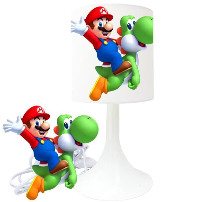 Lampe 3D Yoshi - Super Mario avec socle au choix ! - LampePhoto