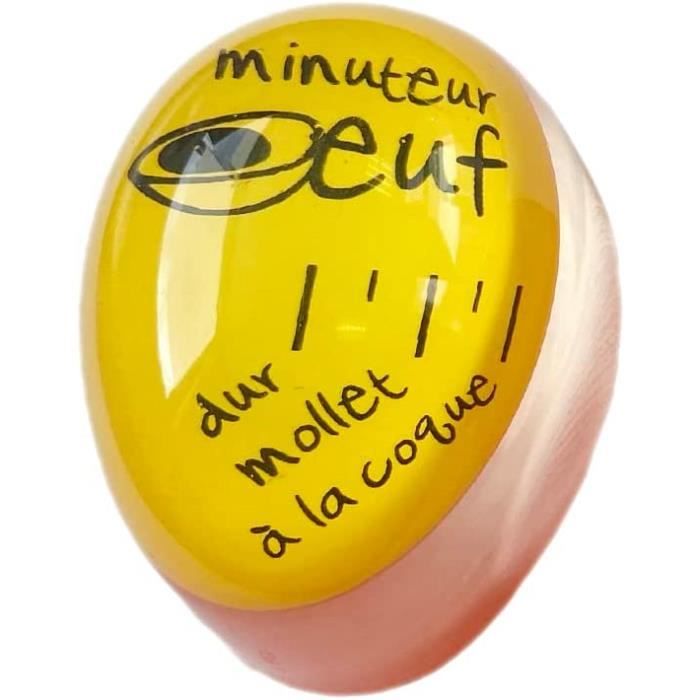 Minuteur Œuf Timer Minuteur Cuisson pour des œufs à la Coque, Mollet ou Dur inratables