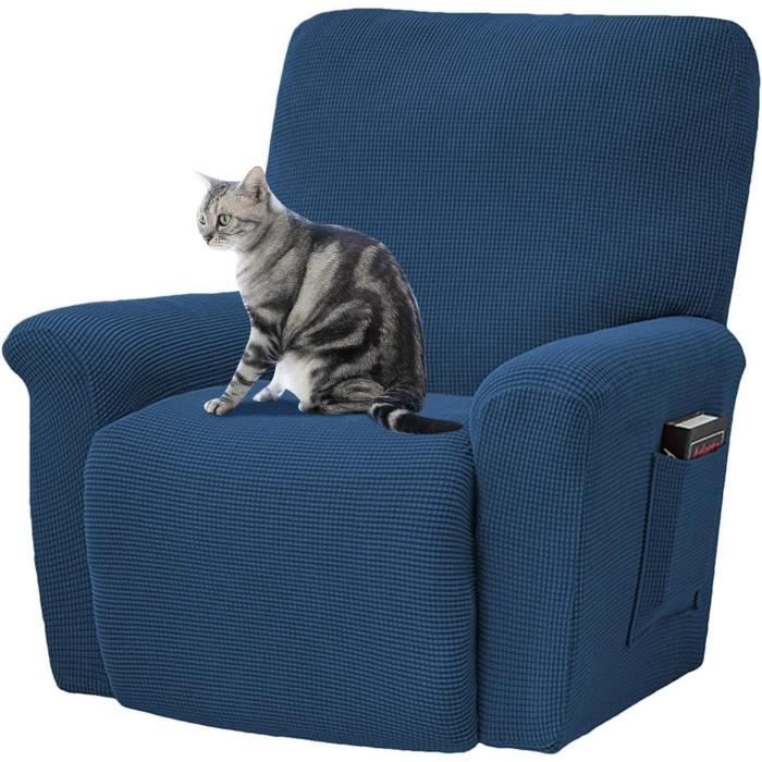 Housse Fauteuil Imperméable RBSC Home Housse De Chaise Inclinable De 96,5 Cm – 100 Housse Lavable Machine Anti-poils