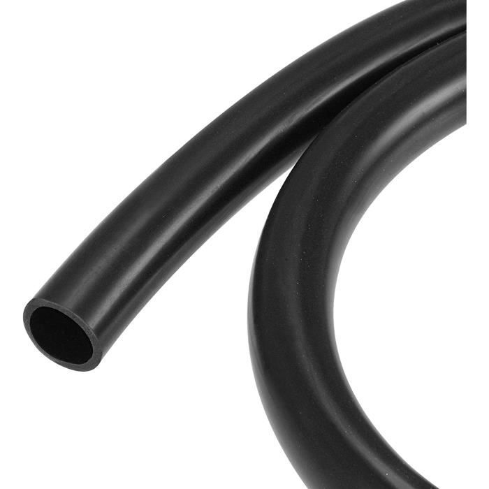 Tuyau à Vide Silicone Haute Température - AIEX - 3mm Intérieur X 7mm Extérieur - 3m - Noir