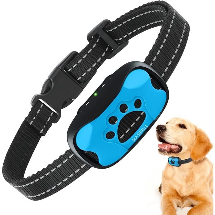 Collier Anti Aboiement pour Petit Moyen Grand Chien, 7 Niveaux Sensibilité et 2 Modes Vibration-Son Aide au Dressage [72]