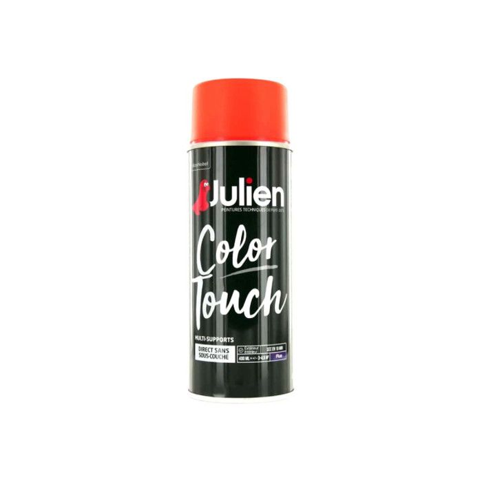 Peinture aérosol Julien fluo orange 400ml - Achat / Vente peinture - vernis Bombe  fluo orange n°36 400 mL - Cdiscount