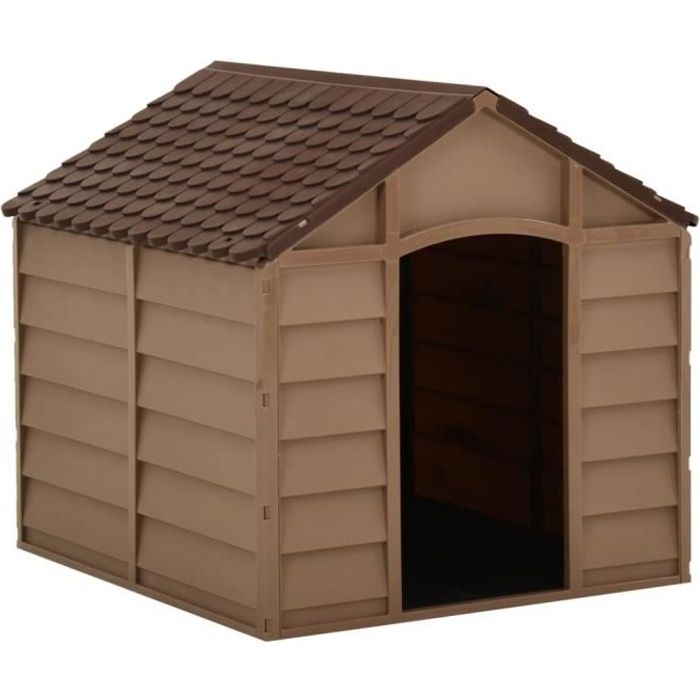 SOLDES HIVER® Niche pour chiens Marron 71x715x68 cm PPSuper qualité71 x 715 x 68 cm FR51651308