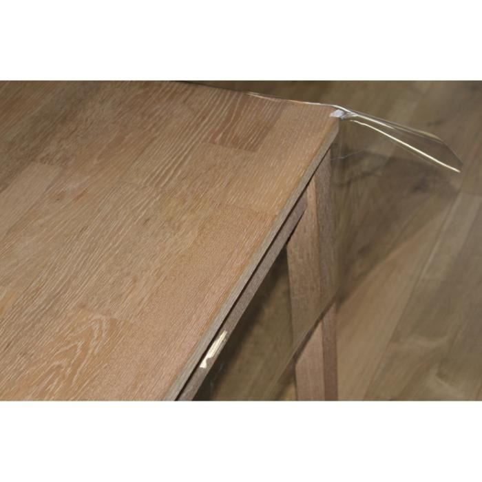 Nappe Transparente - Largeur 180 Cm - épaisseur 0,30 Mm - Nappe Carrée