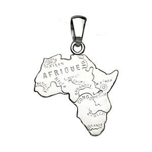 Pendentif carte afrique