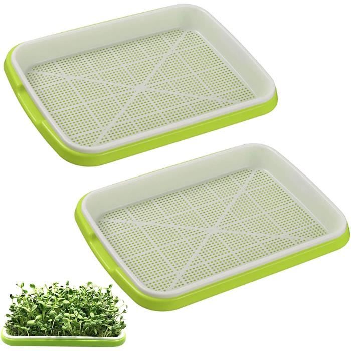 Kit Hydroponique Avec Plateaux Et éponges - Culture Sans Terre Pour Semis, Légumes, Plantes Aromatiques