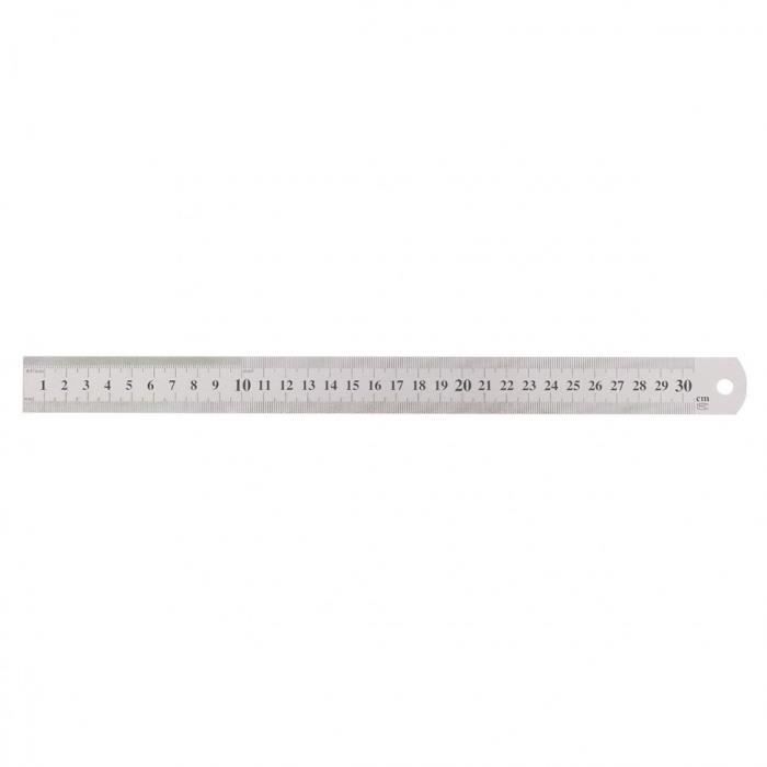 Règle De Coupe En Aluminium 45 Cm - Antidérapante - Pour Découpe Précise Du Papier, Carton, Bricolage - Idéale Scrapbooking Et Crafts