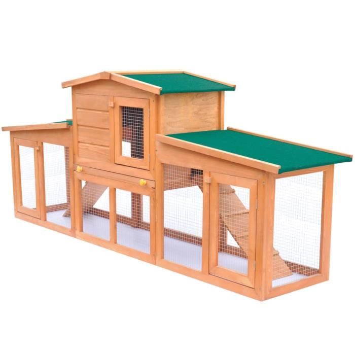 Nichoir à Poules 3 Compartiments Avec Pieds Acier Galvanisé - Pondoir Confortable Et Pratique