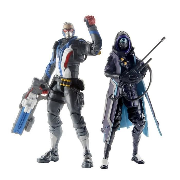 Figurine Collectible Action Figure Overwatch Ultimate Ana et Soldier Twin