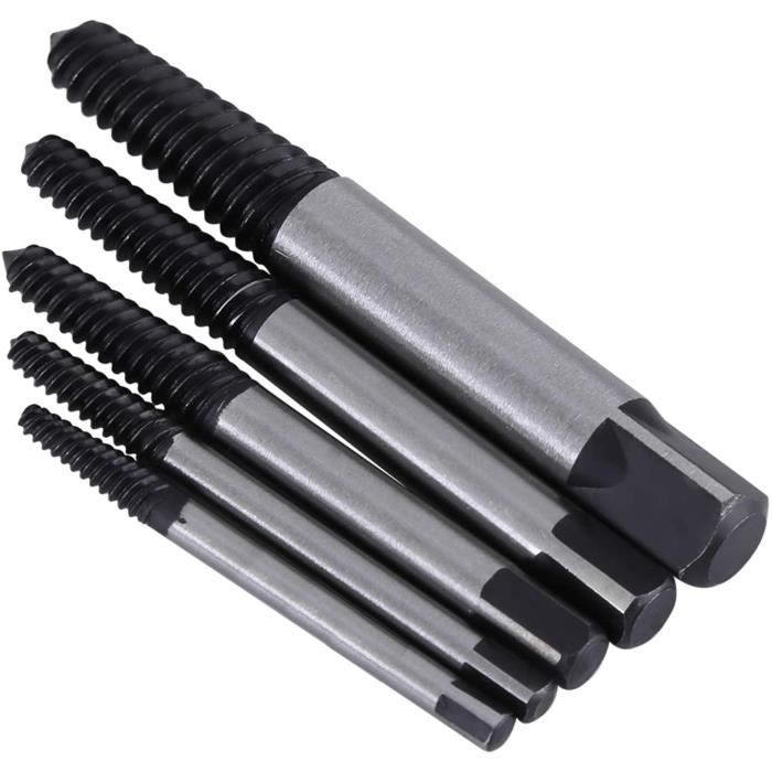 Extracteur de vis cassée, 5 piècesensemble extracteur de vis endommagé facile à retirer, pour