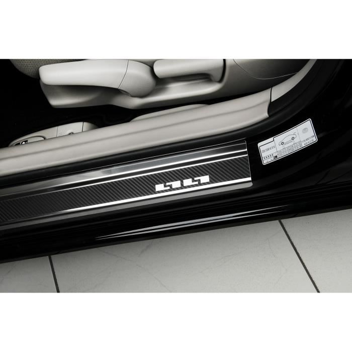 Peugeot 206 Chrome seuil de 4 porte ACIER INOXYDABLE 1998+ 206