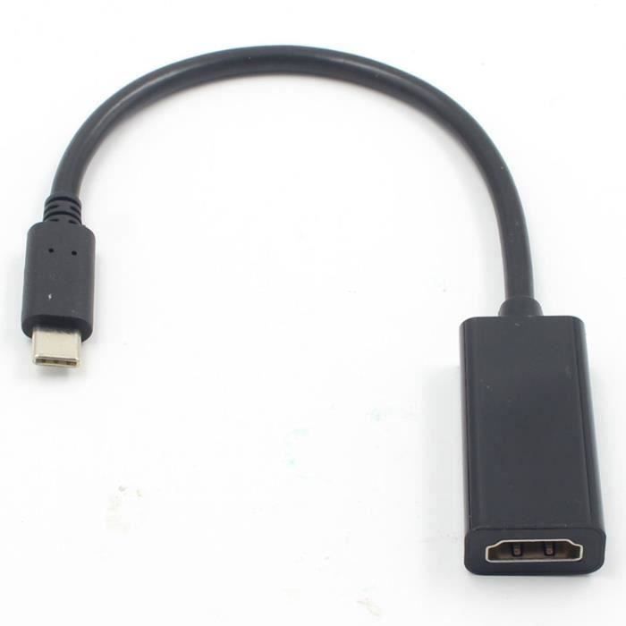 Adaptateur USB-C Vers HDMI 4K 60Hz Certifié MFi – IPhone 17/16/15 Vers TV + Charge 100W