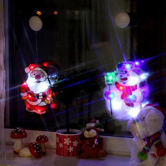 Santa Pere Noel Lumineux Led Pour Fenetre H27cm Guirlande Et Objet Lumineux Xmas Living Glass Designe Par 0 00 Rouge Achat Vente Guirlande De Noel Bientot Le Black Friday Cdiscount
