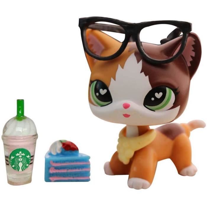 Judylovelps Figurine d'animaux de compagnie rares ?� collectionner avec accessoires pour enfants 