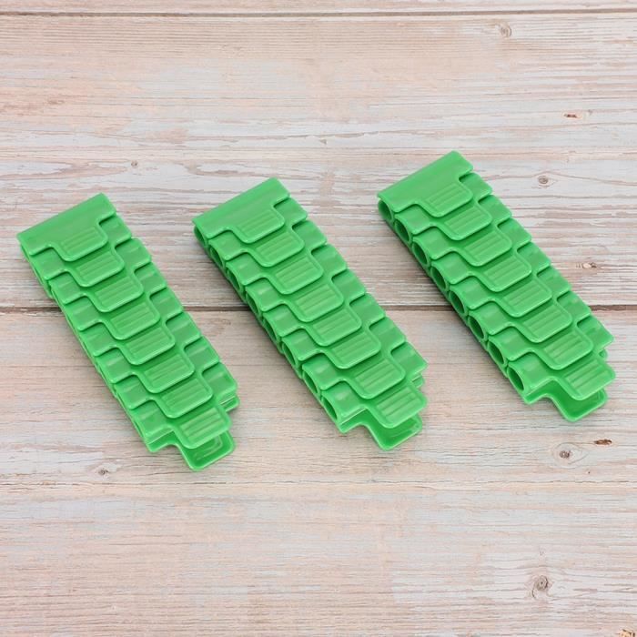 As Image Show 32mm Serre Cadre Tuyau Tube Film Clip Serrage Connecteur Kit POHOVE 20pcs Jardin Bâtiments Tube Clip pour Serre Bannière Cadre Shelters 