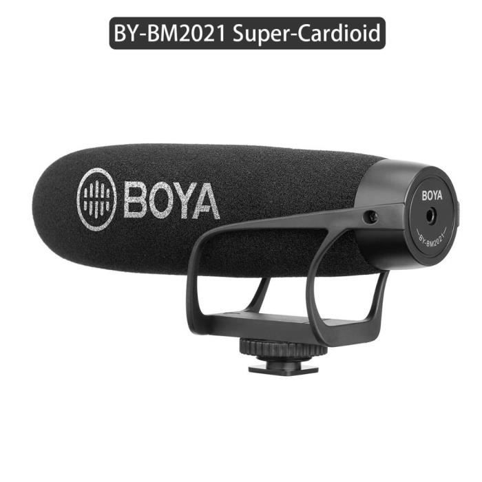 Microphone Cardioïde à Condensateur Nicama SGM8L - Pour IPhone, Nikon, Canon, Sony, Caméscopes - Avec Réduction Vent Et Anti-vibration - Câble 3.5 Mm Inclus