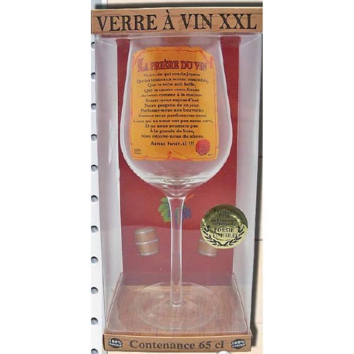 Verre à vin géant - Cadeau 50 ans