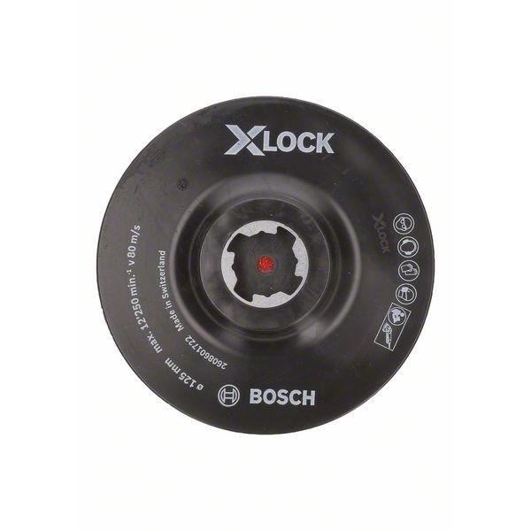 Bosch Plateau de ponçage X-LOCK auto-agrippant 125 mm, 12 500 tr-min - 2608601722